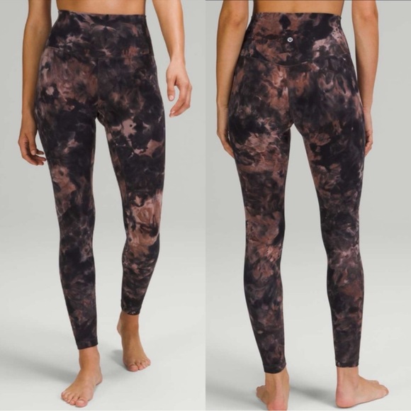 Lululemon align diamond dye (graphite grey pink pastel) pant - Picture 3 of 5